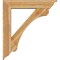Ekena Millwork Legacy Traditional Rough Sawn Bracket w/ Offset Brace, Western Red Cedar, 8"W x 40"D x 44"H BKT0806X40X44LEC01RWR - alternate 3